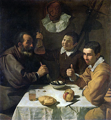 Luncheon, c.1617 | Velazquez | Giclée Leinwand Kunstdruck