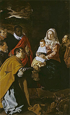 The Adoration of the Magi, 1619 | Velazquez | Giclée Leinwand Kunstdruck