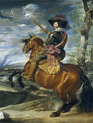 Equestrian Portrait of Don Gaspar de Guzman Count-Duke of Olivares, 1635 | Velazquez | Giclée Leinwand Kunstdruck