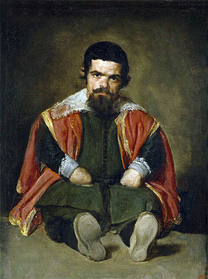 The Buffoon Sebastian de Morra, c.1646 | Velazquez | Giclée Canvas Print