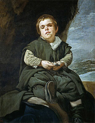 Francisco Lezcano 'The Boy from Vallecas', c.1640 | Velazquez | Giclée Leinwand Kunstdruck