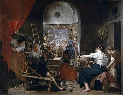 Die Fabel von Arachne, c.1657 | Velazquez