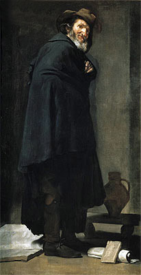 Menippus, c.1639/40 | Velazquez | Giclée Leinwand Kunstdruck