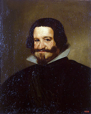 Portrait of Count-Duke Olivares, 1638 | Velazquez | Giclée Leinwand Kunstdruck