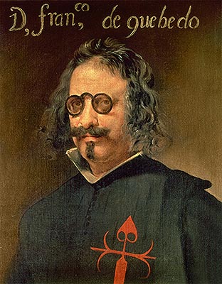 Portrait of Francisco de Quevedo y Villegas, n.d. | Velazquez | Giclée Canvas Print