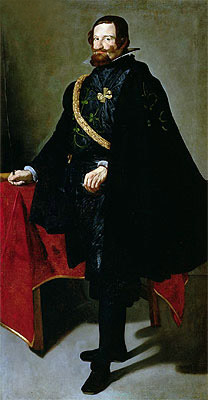 Don Gaspar de Guzman Count-Duke de Olivares, n.d. | Velazquez | Giclée Canvas Print
