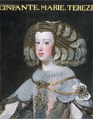 Portrait of the Infanta Maria Teresa, c.1650 | Velazquez | Giclée Leinwand Kunstdruck