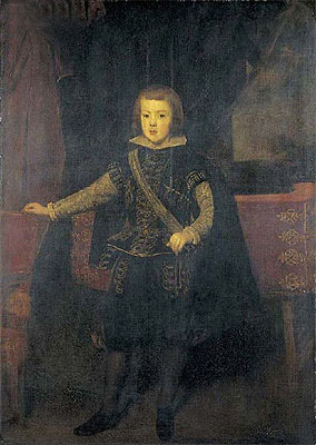 Prinz Baltasar Carlos in Schwarz und Silber, c.1640 | Velazquez | Giclée Leinwand Kunstdruck