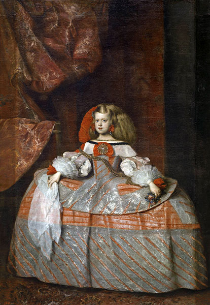 Die Infantin Margarita de Österreich, c.1665 | Velazquez | Giclée Leinwand Kunstdruck