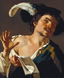 Young Man Singing, 1622 | Dirck van Baburen