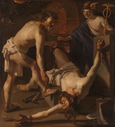 Prometheus Being Chained by Vulcan, 1623 | Dirck van Baburen