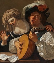 The Duet, 1622 | Dirck van Baburen