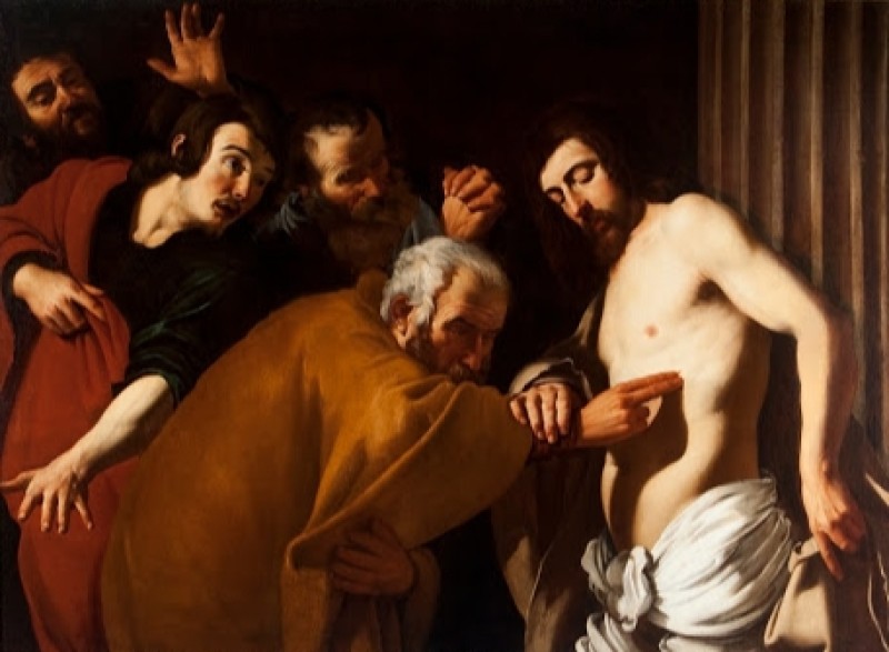 The Incredulity of Saint Thomas, c.1617/20 | Dirck van Baburen | Giclée Canvas Print