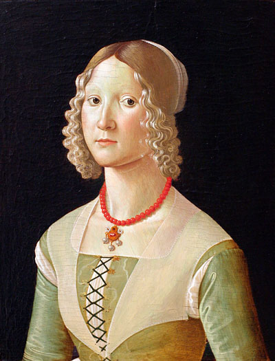 Selvaggia Sassetti, c.1487/88 | Ghirlandaio | Giclée Leinwand Kunstdruck
