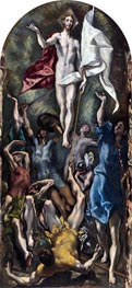 Die Auferstehung, c.1597/00 von El Greco | Leinwand Kunstdruck