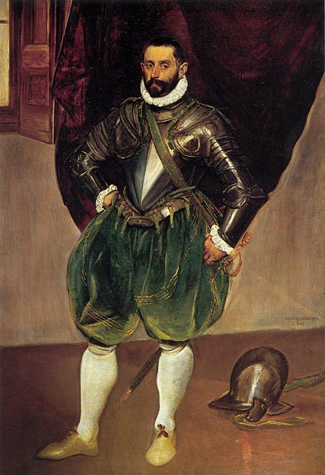 Portrait of Vincenzo Anastagi, c.1571/76 | El Greco | Giclée Leinwand Kunstdruck