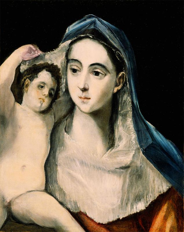 Madonna and Child, c.1590 | El Greco | Giclée Canvas Print