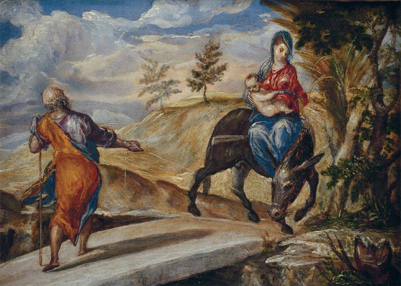 The Flight into Egypt, c.1570 | El Greco | Giclée Canvas Print