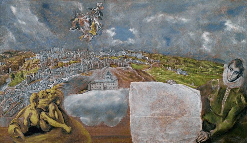 View and Plan of Toledo, c.1610/14 | El Greco | Giclée Canvas Print