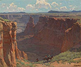 Blue Canyon, c.1930/40 by Edgar Alwin Payne | Canvas Print