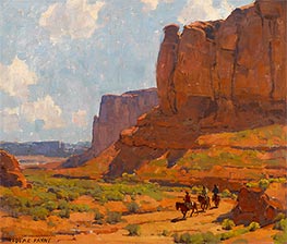 Edgar Alwin Payne | Monument Valley, Riverbed | Giclée Canvas Print