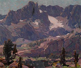 Edgar Alwin Payne | Mountains of Granite, Sierras | Giclée Canvas Print