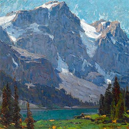 Edgar Alwin Payne | Sierra Lake and Peaks | Giclée Canvas Print