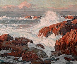 Brechenden Wellen, n.d. von Edgar Alwin Payne | Leinwand Kunstdruck