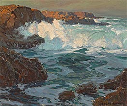 Surging Sea, n.d. von Edgar Alwin Payne | Leinwand Kunstdruck