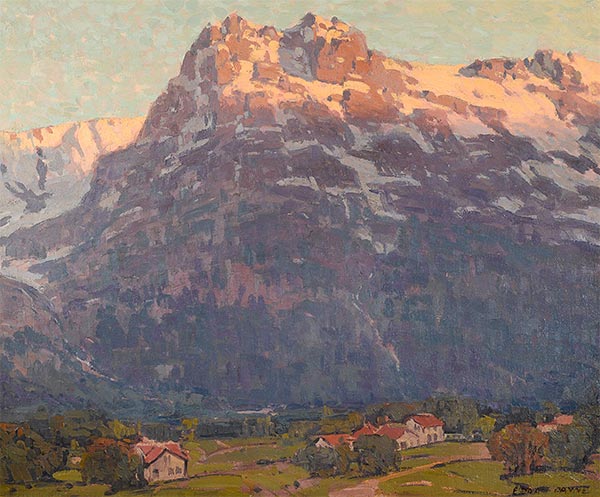 The Eiger at Grindelwald, Undated | Edgar Alwin Payne | Giclée Canvas Print