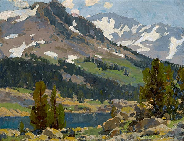 Sierra Slopes and Lake, n.d. | Edgar Alwin Payne