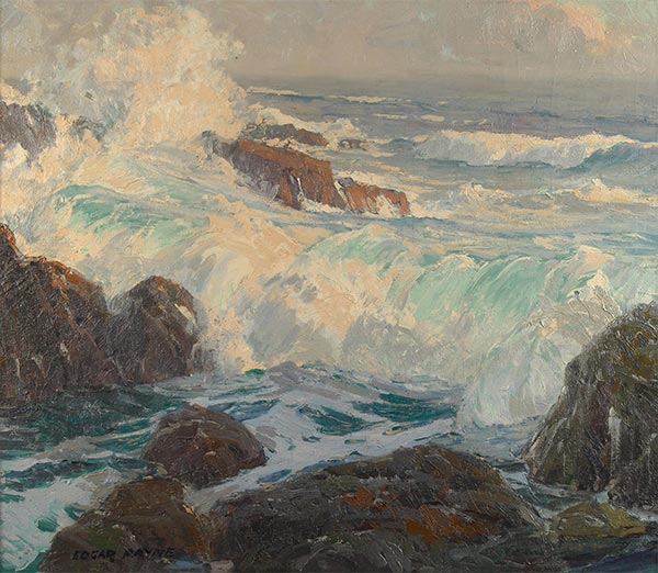 Surf at Laguna, n.d. | Edgar Alwin Payne