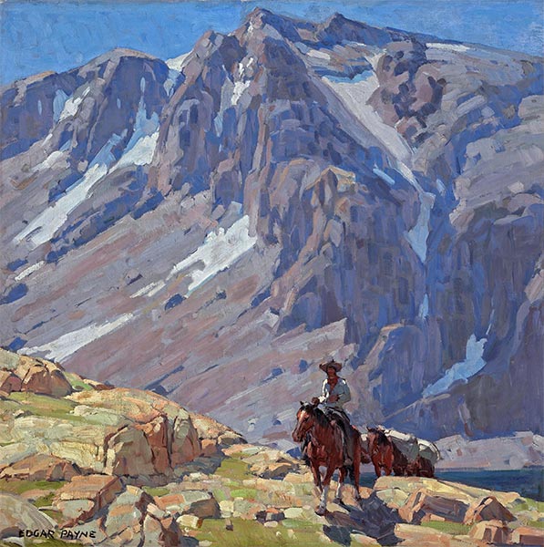 Packing in the Sierras, n.d. | Edgar Alwin Payne | Giclée Canvas Print