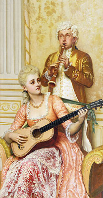Die Probe, 1886 | Blair Leighton