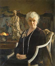 Frau Edmund C. Tarbell, 1933 von Edmund Charles Tarbell | Leinwand Kunstdruck