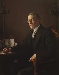 Woodrow Wilson, c.1920/21 von Edmund Charles Tarbell | Leinwand Kunstdruck