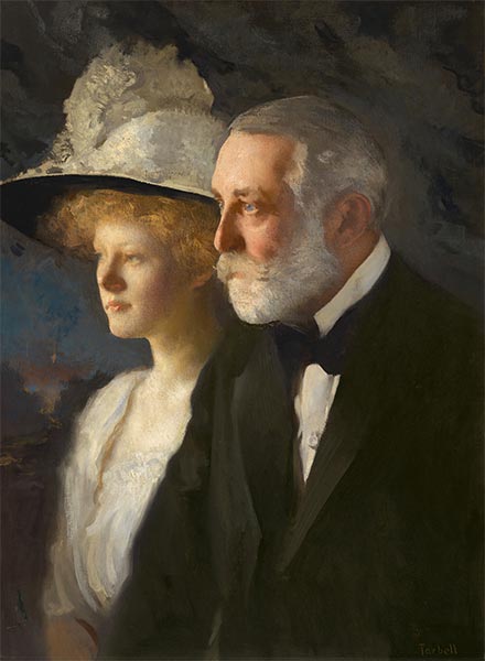 Henry Clay and Helen Frick, c.1910 | Edmund Charles Tarbell | Giclée Canvas Print