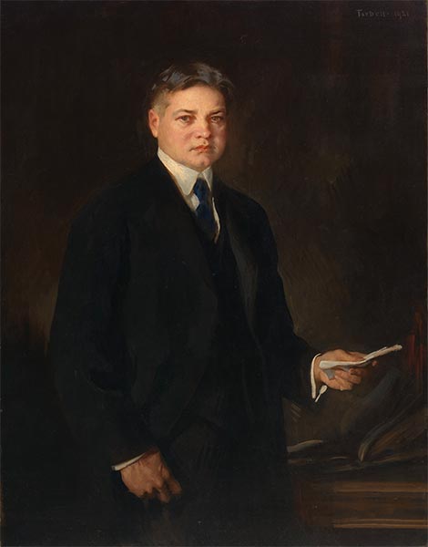 Herbert Hoover, 1921 | Edmund Charles Tarbell | Giclée Canvas Print