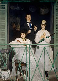 The Balcony | Manet | Painting Reproduction