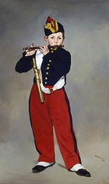 The Fifer, 1866 von Manet | Leinwand Kunstdruck