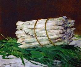 A Bunch of Asparagus, 1880 von Manet | Leinwand Kunstdruck