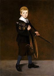 Boy with a Sword, 1861 by Manet | Canvas Print