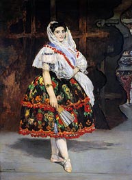 Lola de Valence, 1862 von Manet | Leinwand Kunstdruck