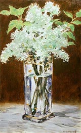 White Lilac in a Crystal Vase | Manet | Painting Reproduction