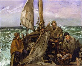 The Toilers of the Sea, 1873 by Manet | Canvas Print