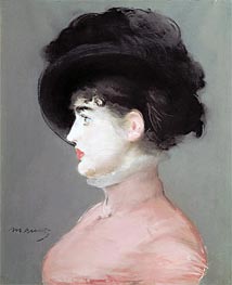 La Viennoise (Portrait of Irma Brunner), c.1880 von Manet | Leinwand Kunstdruck