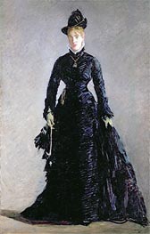 A Parisian Lady, n.d. von Manet | Leinwand Kunstdruck