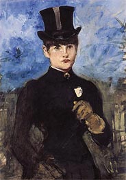 Horsewoman, Fullface, c.1882 by Manet | Canvas Print