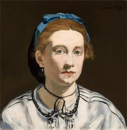Victorine Meurent, c.1862 von Manet | Leinwand Kunstdruck