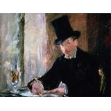Chez Tortoni, c.1878/80 - Manet